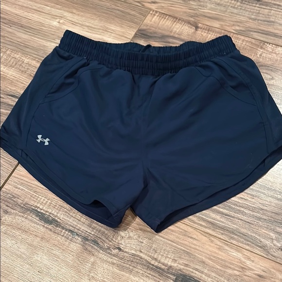 Under Armour Women's Navy Shorts - Picture 1 of 3
